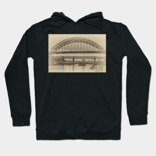 The Bridges that cross the Tyne river Hoodie